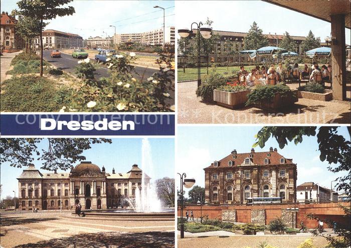 DRESDEN Elbe Koepckestrasse Neustaedter Markt