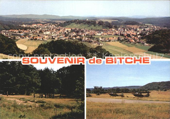 Bitche Moselle Stadtansicht Flugzeug