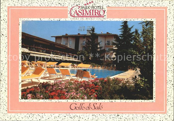 San Felice del Benaco Hotel Casimiro Poolanlage
