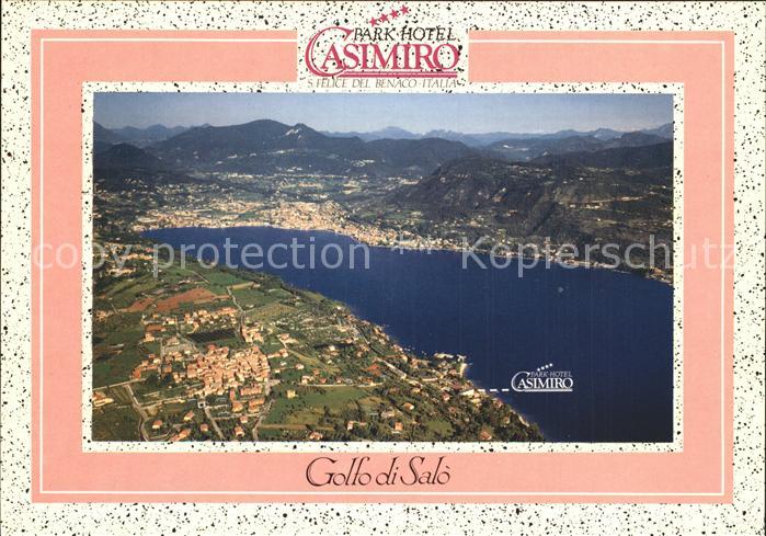 San Felice del Benaco Fliegeraufnahme Hotel Casimiro