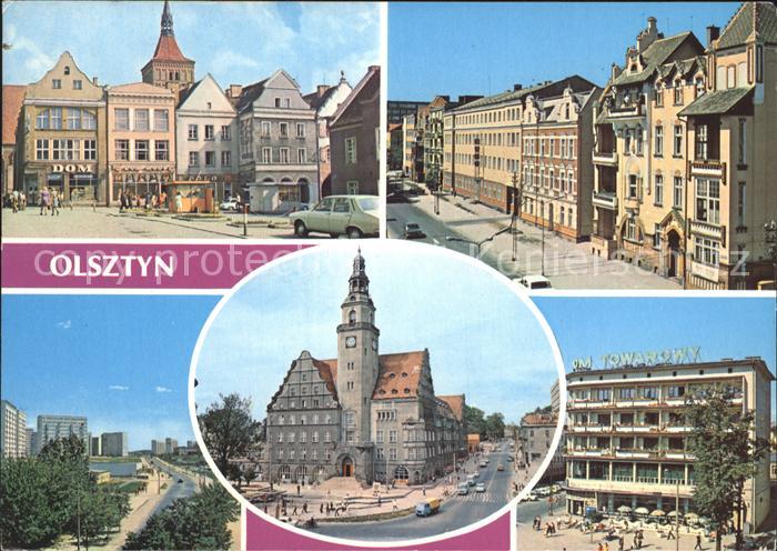 Olsztyn Allenstein Rathaus Marktplatz