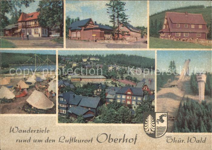 Oberhof Thueringen Schweizer Huette Berggasthaus Schmuecke Schanze am Rennsteig