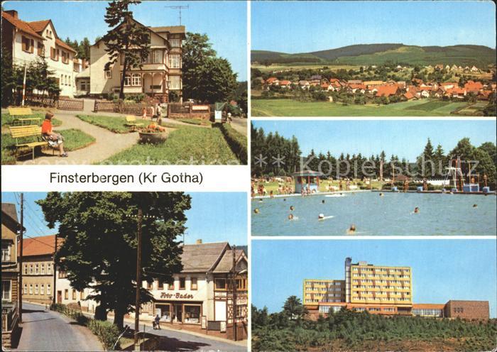 Finsterbergen Denkmalsplatz Teilansicht Waldschwimmbad