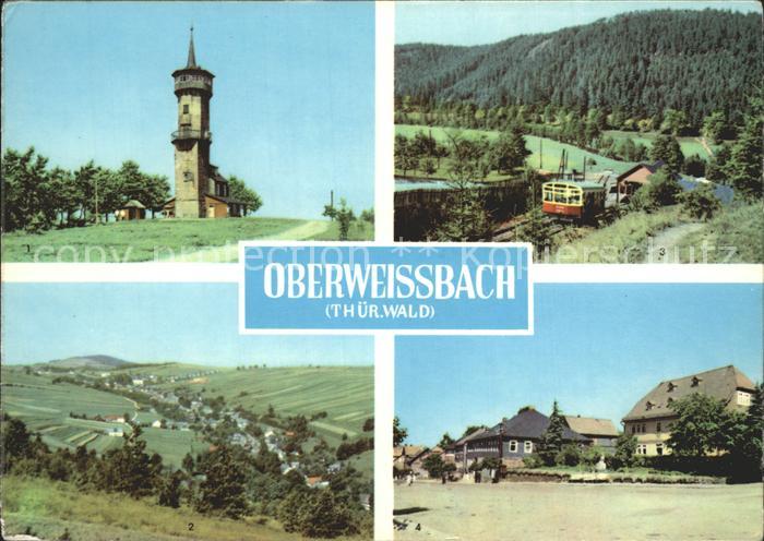 Oberweissbach Teilansicht Turm Bahn
