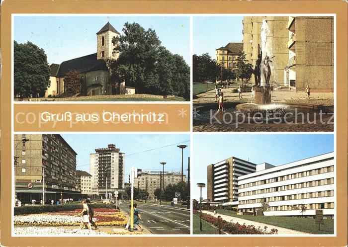 CHEMNITZ Sachsen Juhanniskirche Ernst- Thaelmann- Strasse