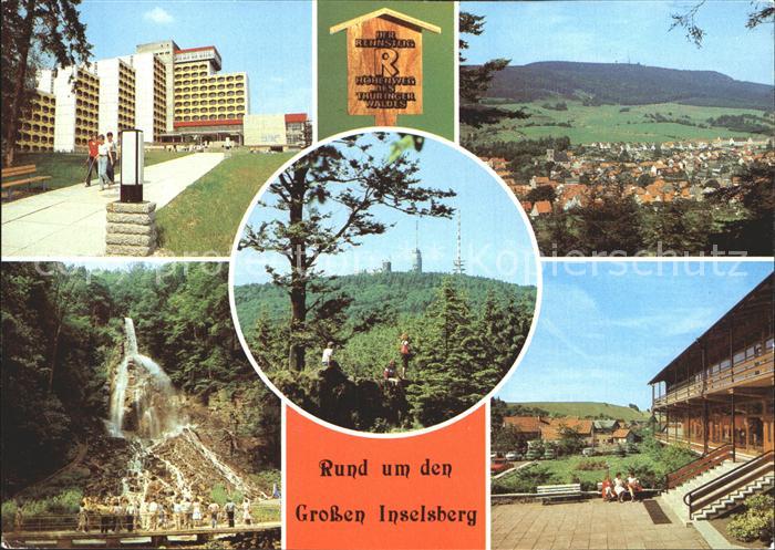 Inselsberg Schmalkalden Trusetaler Wasserfall Thueringenbaude