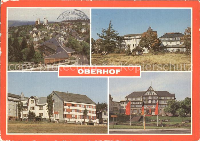 Oberhof Thueringen Interhotel Panorama FDGB- Erholungsheim Glueckauf