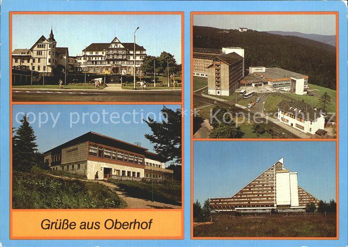 Oberhof Thueringen Interhotel Panorama HO- Gaststaette Schanzenbaude