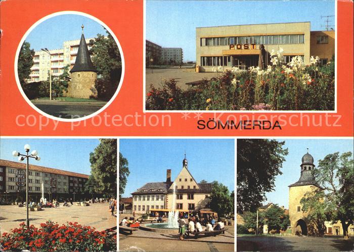 Soemmerda Stadtmauer Post Markt