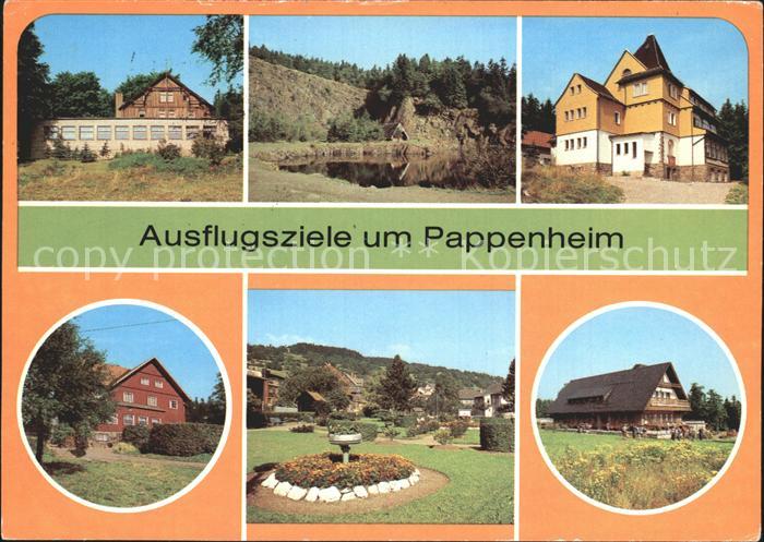 Pappenheim Thueringen Ausflugsgaststaette Fuchsbau Bergsee Berggaststaette Ebert
