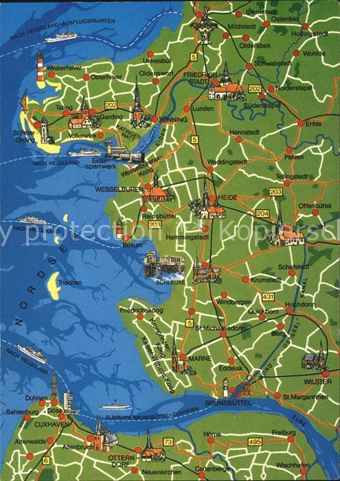 Hemmingstedt Landkarte