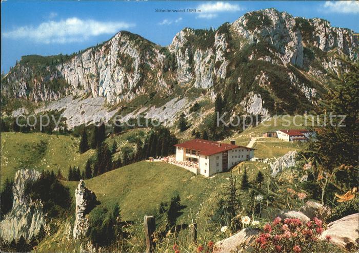 Kampenwand Chiemgau Berggasthof Scheibenwand