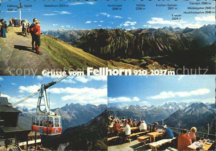 Fellhorn Allgaeuer Alpen Fellhornbahn