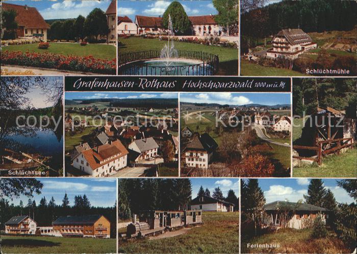 Grafenhausen Schwarzwald Schluechtmuehle Ferienhaus Schluechtsee