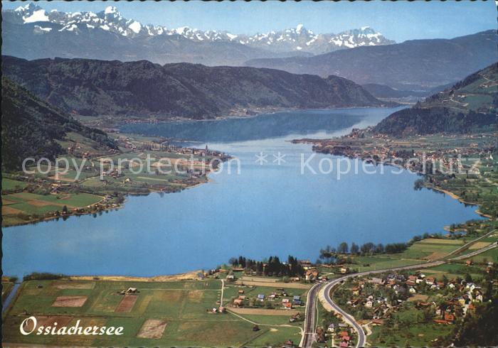 Ossiachersee Fliegeraufnahme