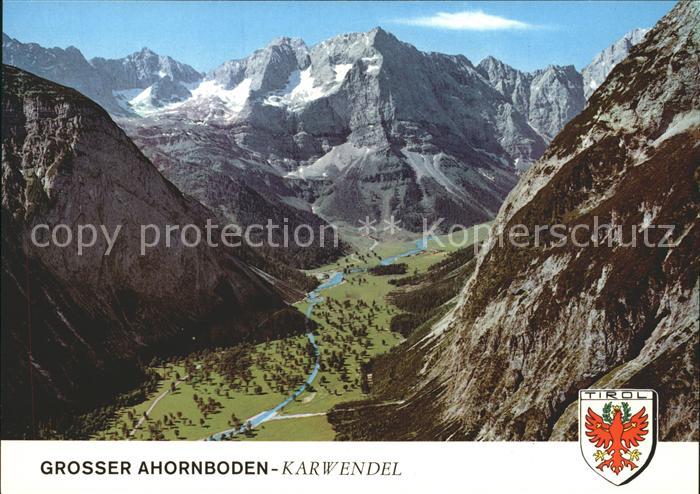 Karwendel Grosser Ahornboden Eiskarl- und Spritzkarspitze