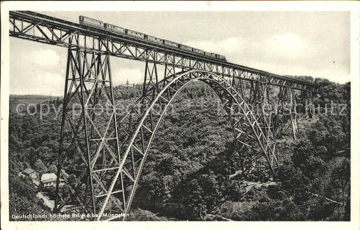 Bruecken Bauwerke Muengsten Eisenbahn