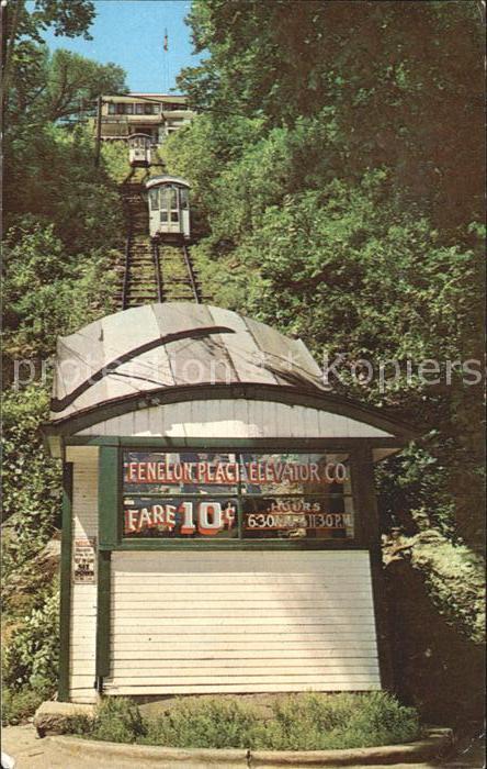 Zahnradbahn Fenelon Place Elevator Dubuque Iowa Fourth Street Lift