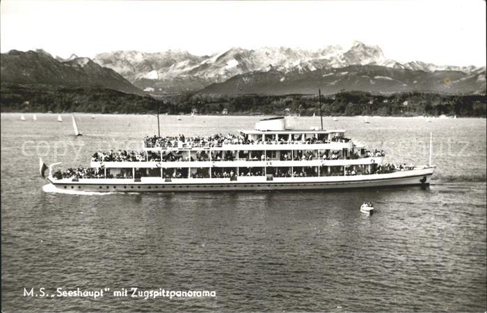 Motorschiffe M.S. Seeshaupt Zugspitzpanorama