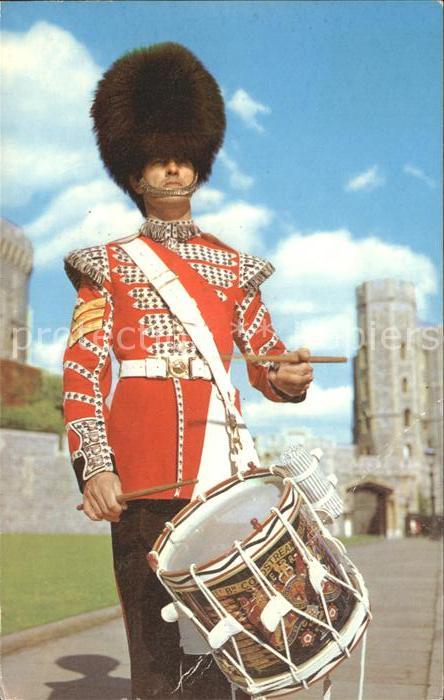 Trommler Sergeant Drummer Coldstream Guards Windsor Castle