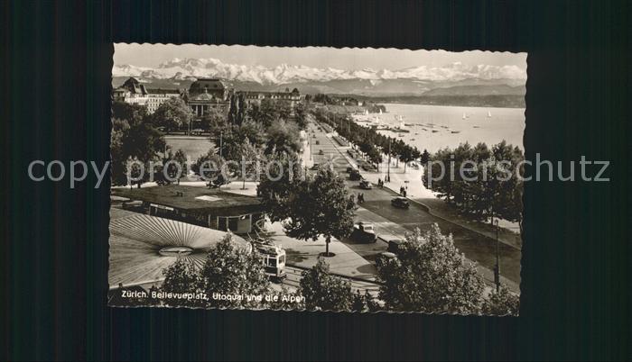 Strassenbahn Zuerich Bellevueplatz Utoquai