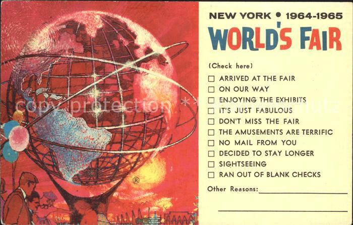 Expositions World s Fair New York 1964-1965 Unisphere