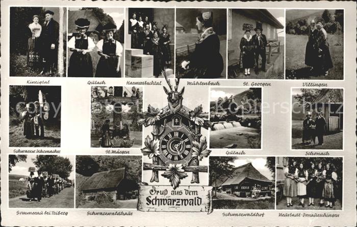 Trachten Schwarzwald Harmersbachtal Mühlenbach St. Märgen Ku