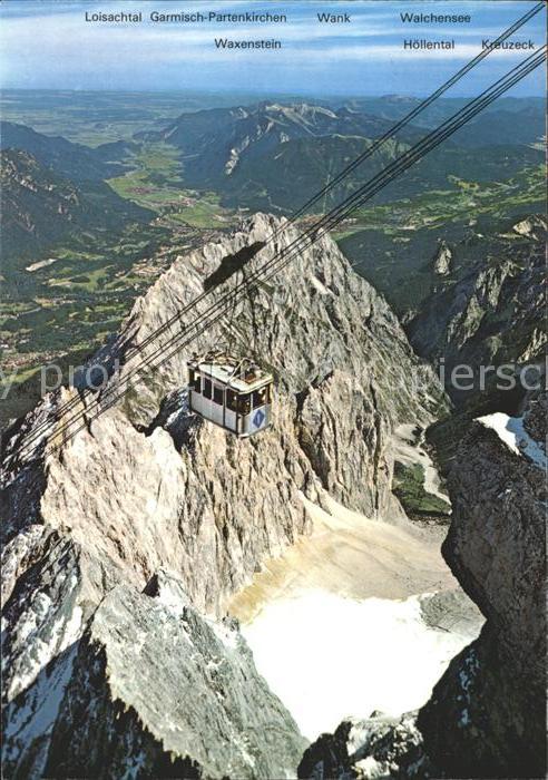Seilbahn Zugspitze Waxenstein Hoellental