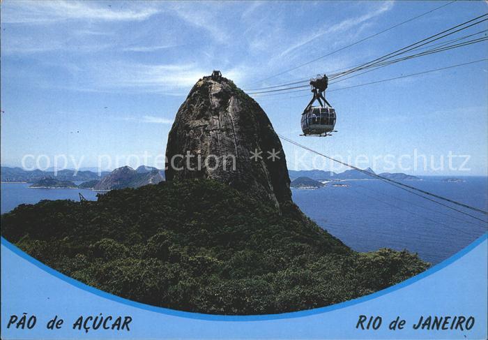 Seilbahn Pao de Acucar Rio de Janeiro