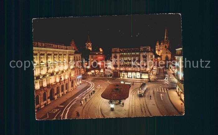 Strassenbahn Zuerich Paradeplatz