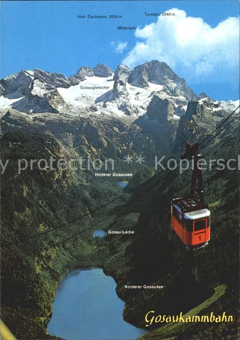 Seilbahn Gosaukamm Gosausee Hoher Dachstein