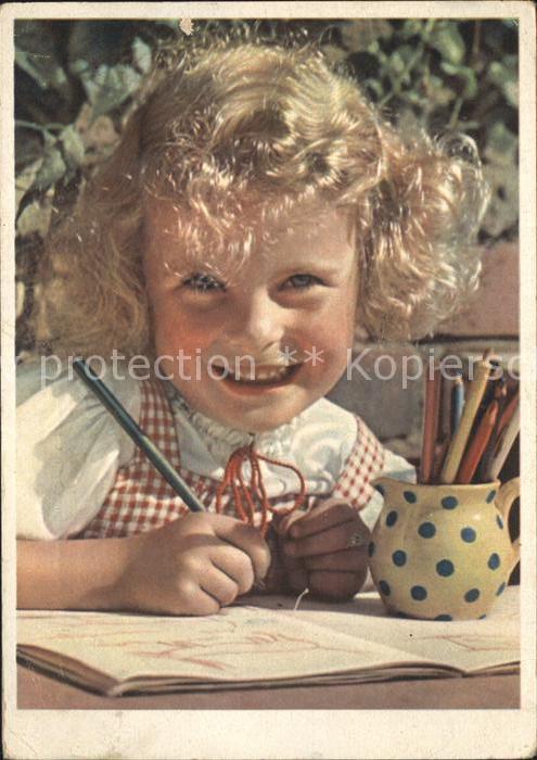 Kinder Child Enfants Malheft Malstifte