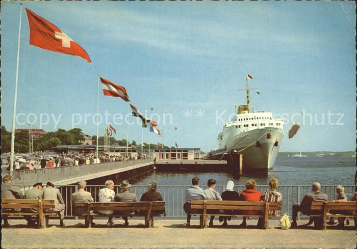 Faehre Ferry Bac Traghetto-- Kronprinz Harald Kiel Oslo Kai