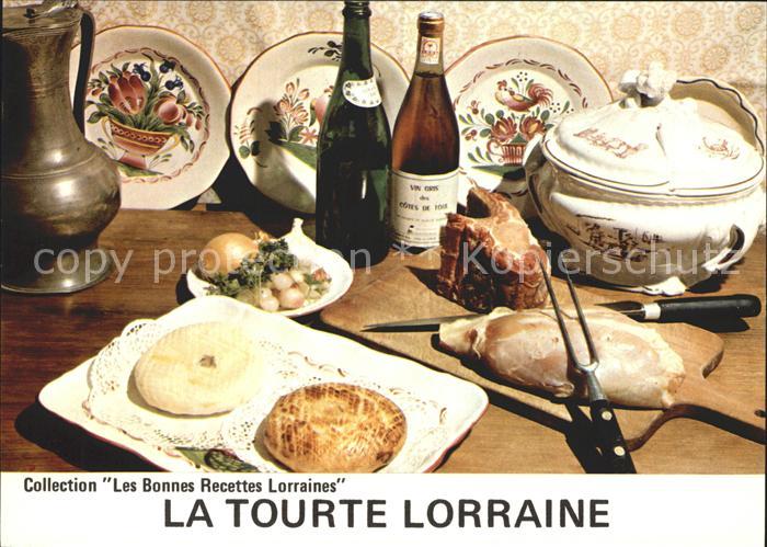 Lebensmittel Recette Tourte Lorraine