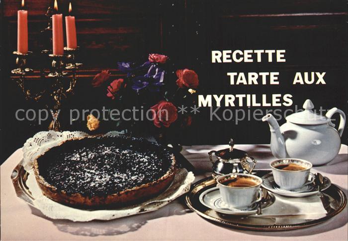 Lebensmittel Recette Tarte aux Myrtilles