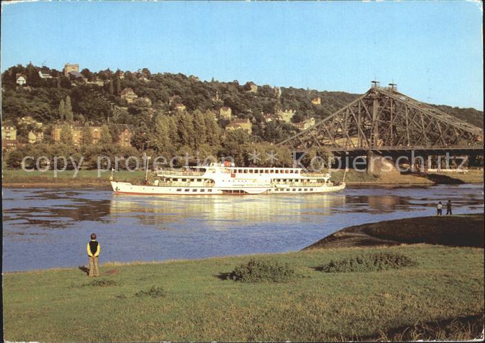 Motorschiffe Dresden Loschwitzer Hoehe Blaues Wunder