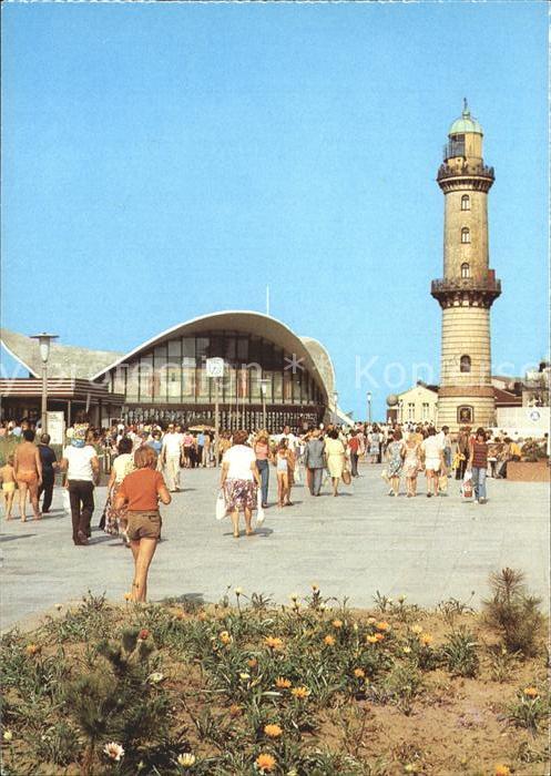 Leuchtturm Lighthouse Rostock-Warnemuende Gaststaette Teepott