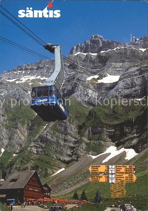 Seilbahn Saentis Berghotel Schwaegalp