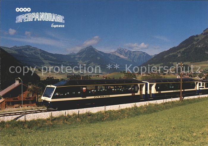 Eisenbahn Superpanoramic Express Montreux-Berner Oberland-Bahn