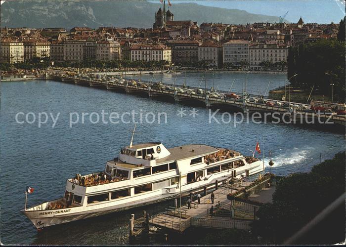 Motorschiffe Geneve Bateau Henri Dunant