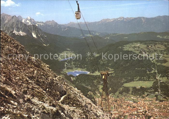 Seilbahn Karwendel Mittenwald Lauter- und Ferchensee
