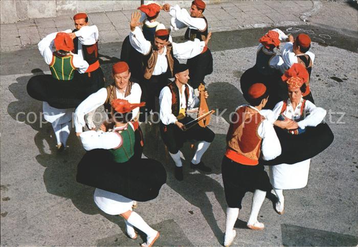 Tanz Taenzer Kroatien Hrvatska Dubrovacko Primorje Narodna nosnja