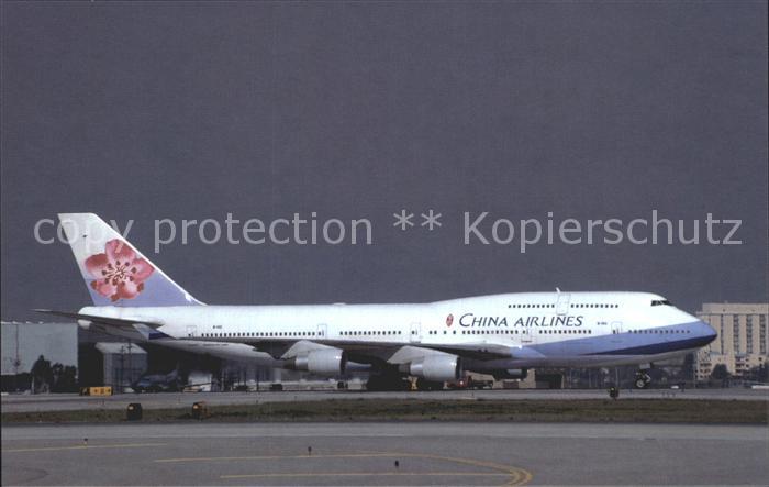 Flugzeuge Zivil China Airlines Boeing 747-400 B-163