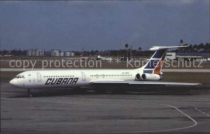 Flugzeuge Zivil Cubana Iljuschin IL-62 CU-TI283