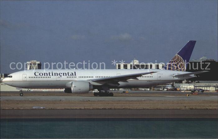 Flugzeuge Zivil Continental Airlines Boeing 777-200 N78002