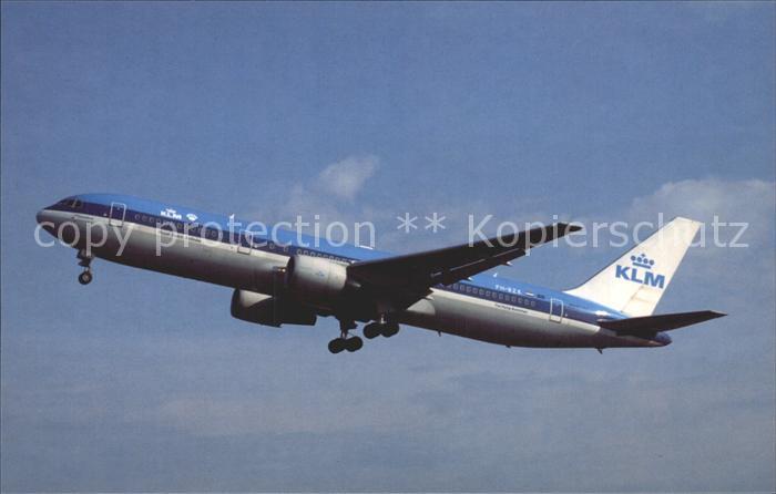 Flugzeuge Zivil KLM Royal Dutch Airlines Boein 767-300 PH-BZK