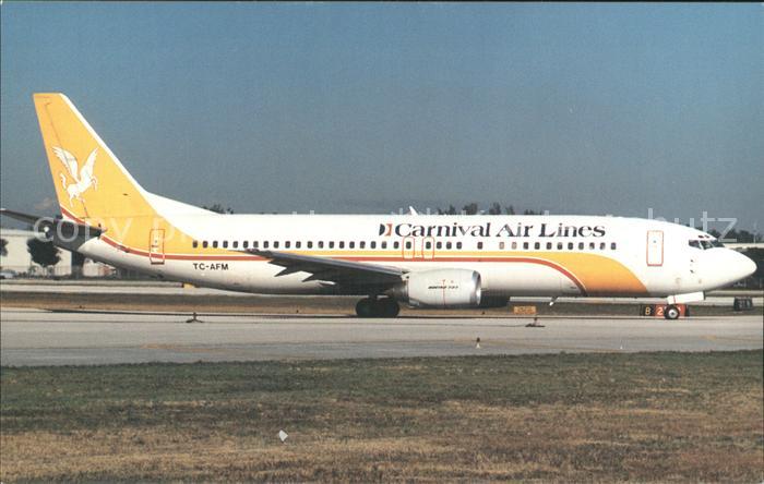 Flugzeuge Zivil Carnival Airlines B-737-400 TC-AFM