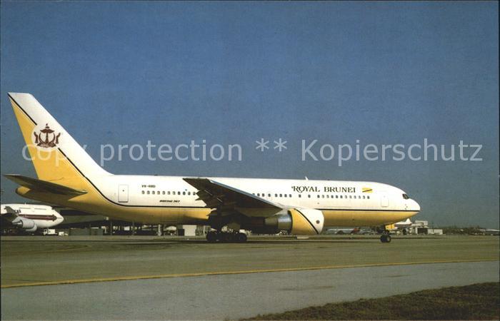 Flugzeuge Zivil Royal Brunei Boeing 767-200 VB-RBD