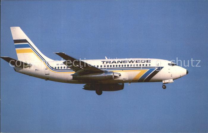Flugzeuge Zivil Transwede Boeing 737-200