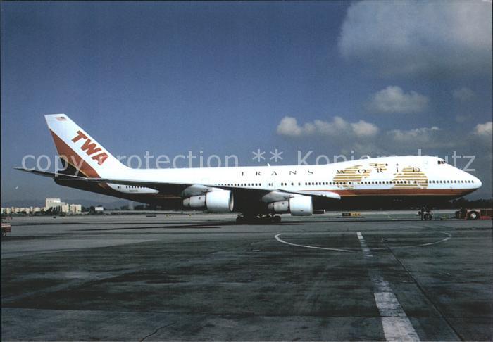 Flugzeuge Zivil Trans World Airlines TWA B 747 131 N93108 c/n 19674